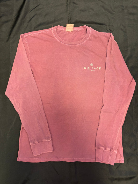 Trueface Long Sleeve T-Shirt (Wineberry - Close 2025 Retreat)